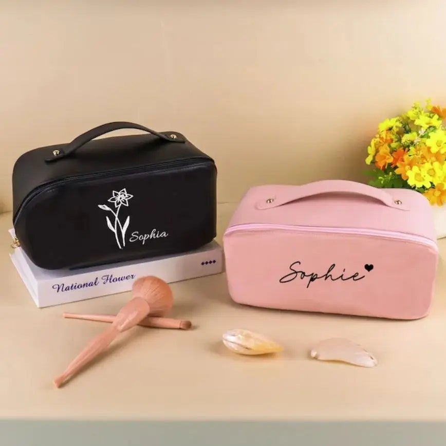 Portable PU Pouch Cosmetic bag Waterproof - BeeBeeBuys