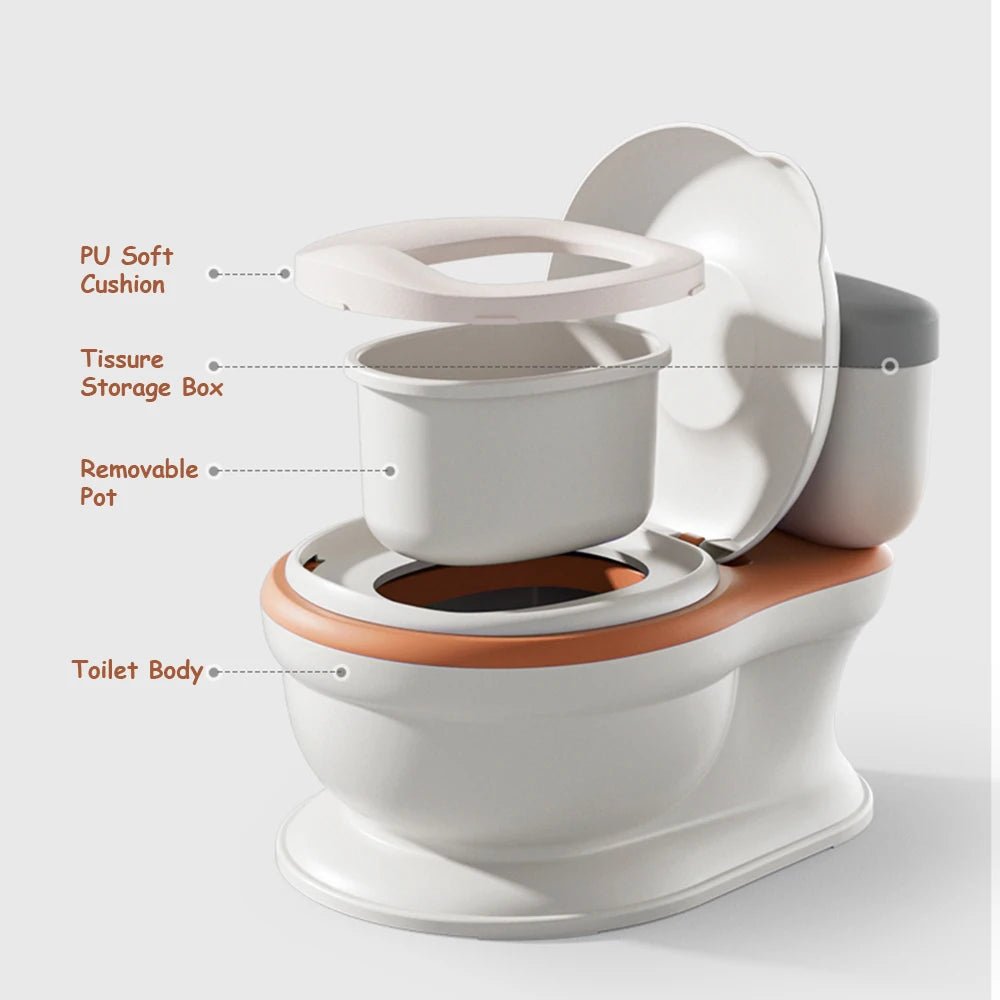 Realistic Training Seat Baby Potty Toilet Seat Realistic - BeeBeeBuys