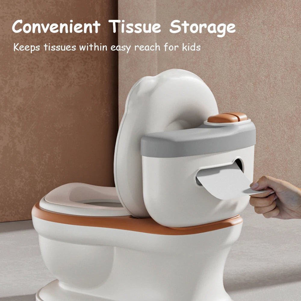 Realistic Training Seat Baby Potty Toilet Seat Realistic - BeeBeeBuys