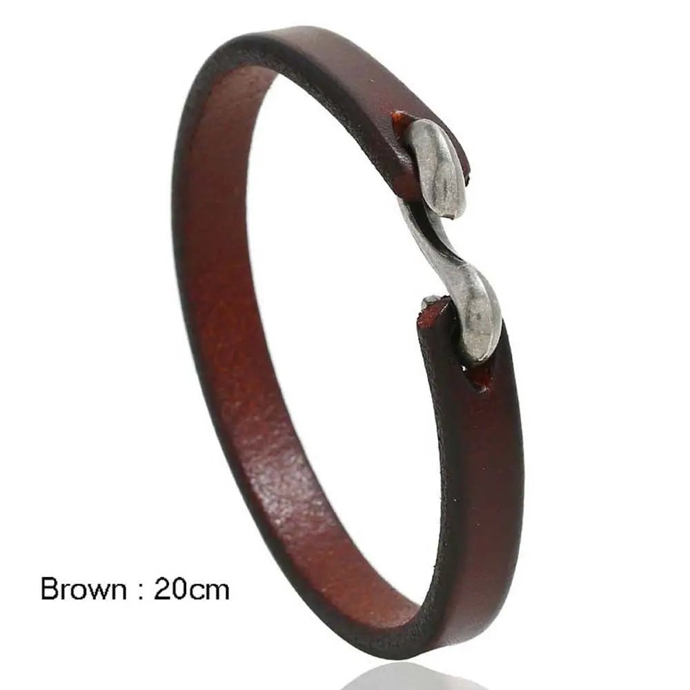 Retro Gift For Men Leather Hook Bracelet - Buy One Get Two Free🔥 - BeeBeeBuys