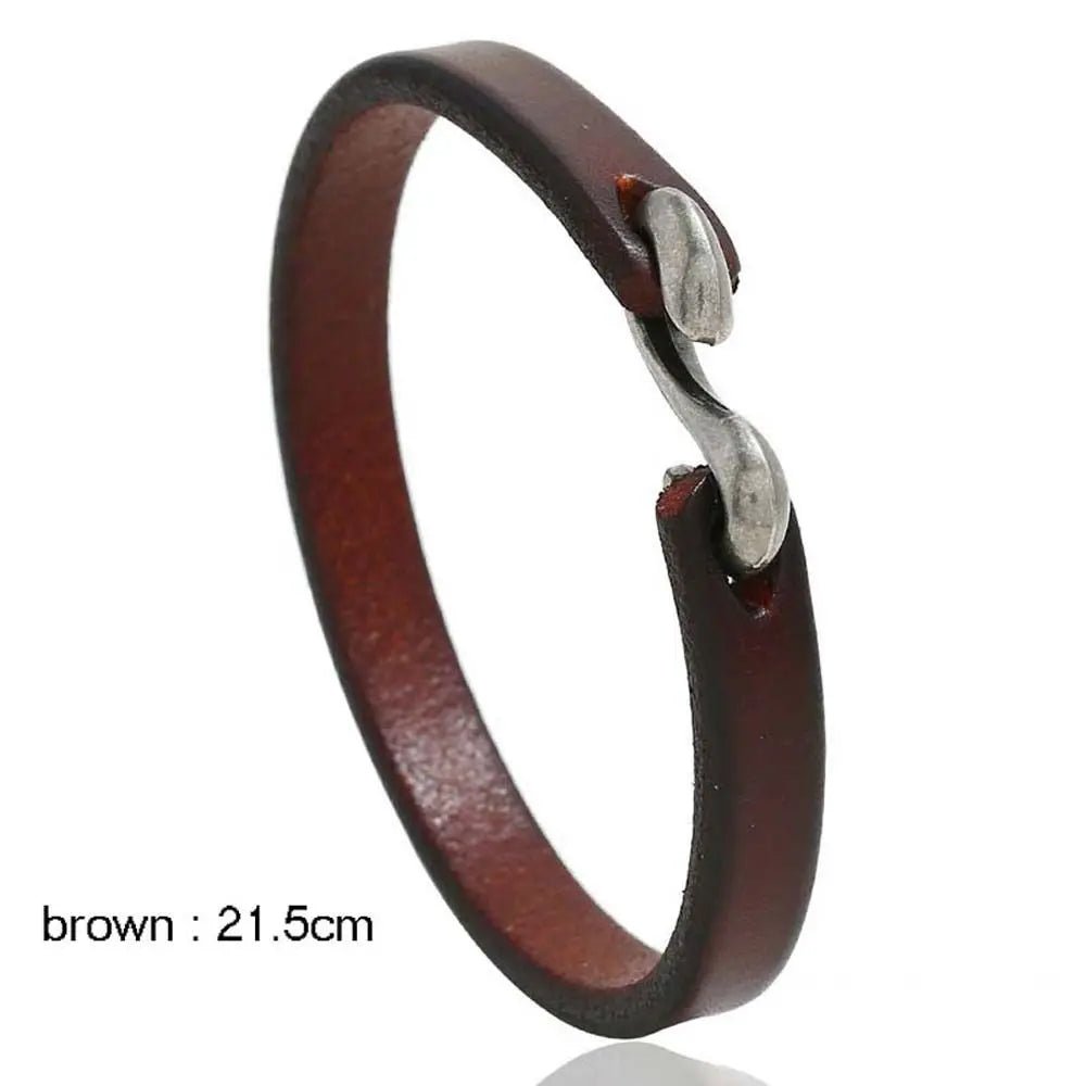 Retro Gift For Men Leather Hook Bracelet - Buy One Get Two Free🔥 - BeeBeeBuys