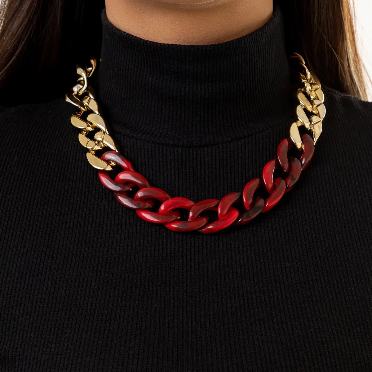 Simple Exaggerated Necklace Chain Creative - Buy One Get One Free 🔥 - BeeBeeBuys