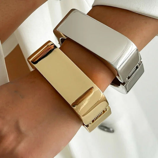 Square Wide Cuff Bangles Bracelets Bangle - Buy One Get One 🔥 - BeeBeeBuys
