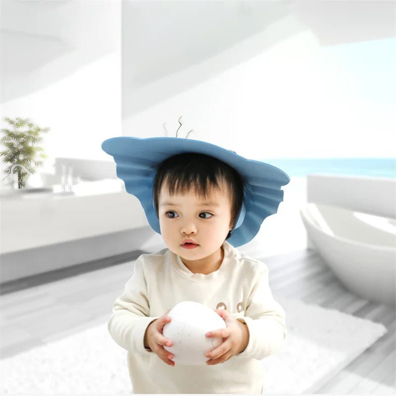 Tear - Free Baby Shower Cap – Safe Head & Ear Protector for Bathing - Buy One Get One 🔥 - BeeBeeBuys