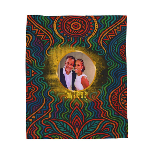 African Vibe Blanket/throw - Personalize it !