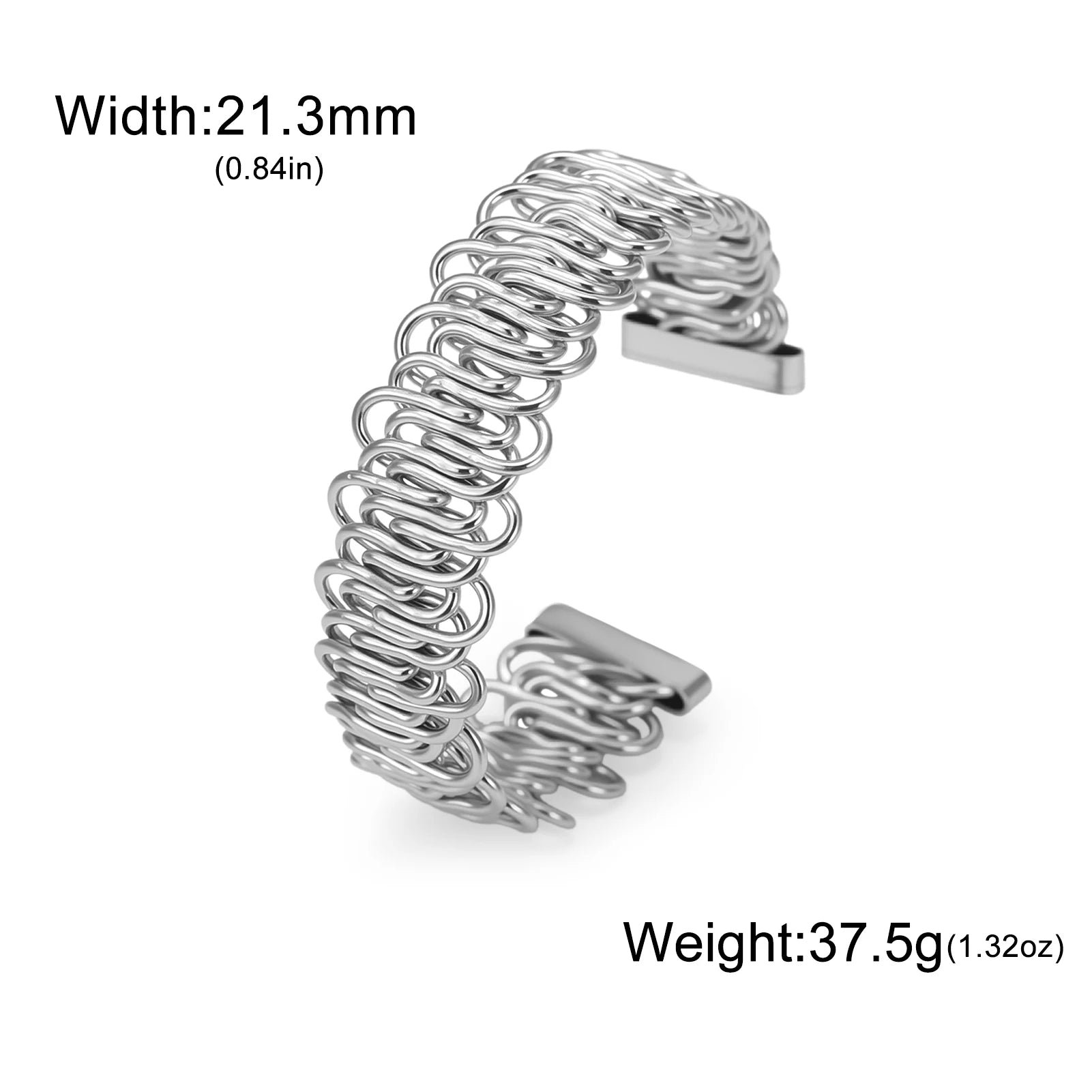 Vintage Geometric Metal Bangle Femme Stainless Steel Buy one Get One Free 🔥 - BeeBeeBuys