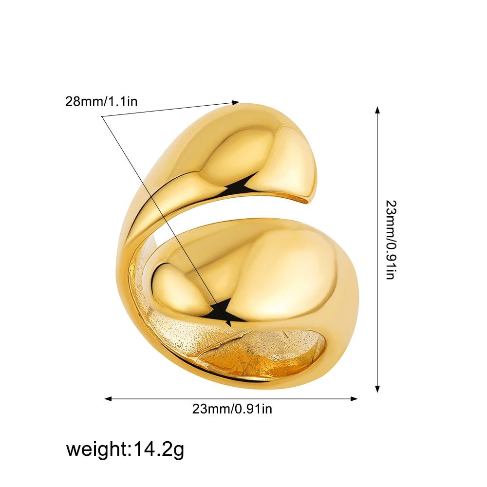 Vintage Stainless Steel Rings for Women Adjustable - Buy One Get Two Free 🔥 - BeeBeeBuys