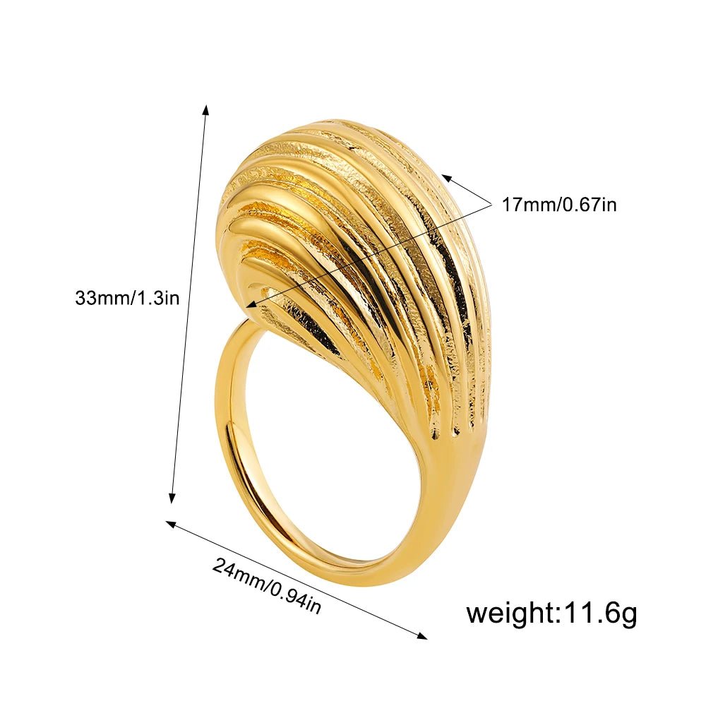 Vintage Stainless Steel Rings for Women Adjustable - Buy One Get Two Free 🔥 - BeeBeeBuys