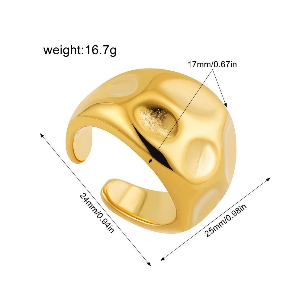 Vintage Stainless Steel Rings for Women Adjustable - Buy One Get Two Free 🔥 - BeeBeeBuys