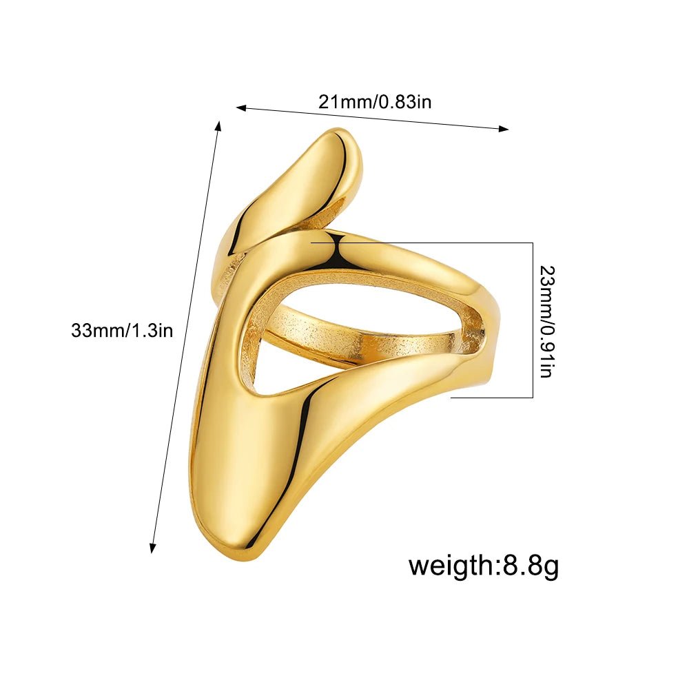 Vintage Stainless Steel Rings for Women Adjustable - Buy One Get Two Free 🔥 - BeeBeeBuys