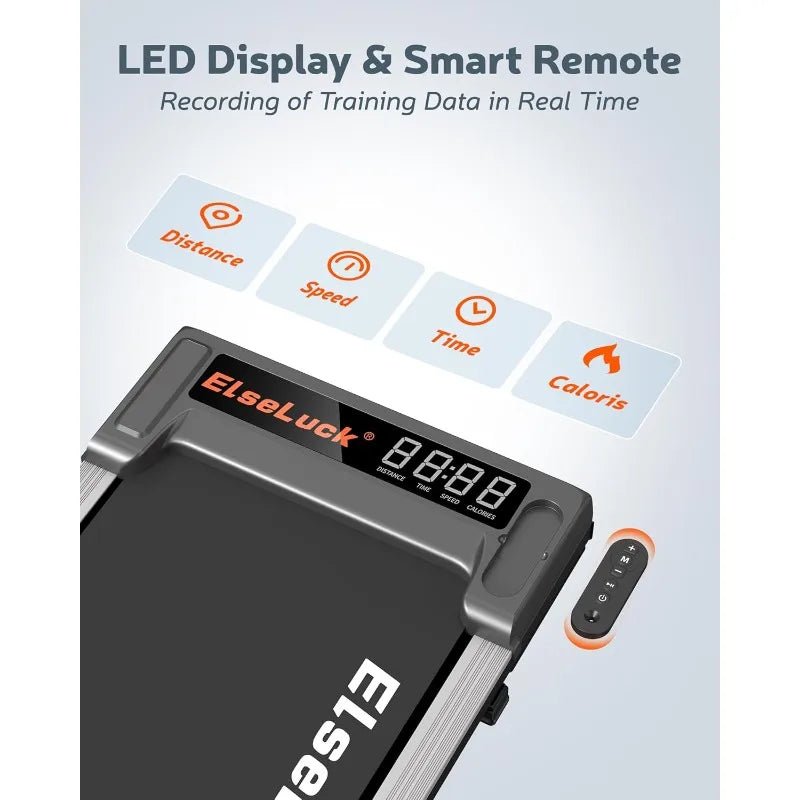 Walking Pad, Under Desk Treadmill for Home Office with Remote Control - BeeBeeBuys