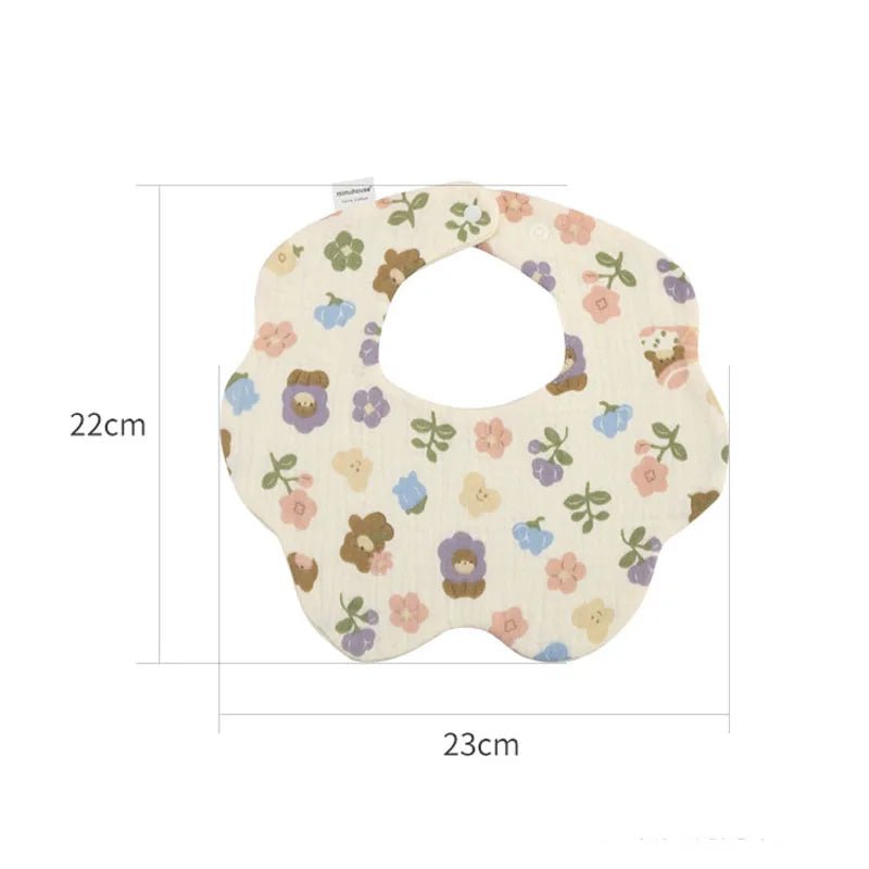 Waterproof Feeding Accessories Cute Print Newborn Burp - BeeBeeBuys
