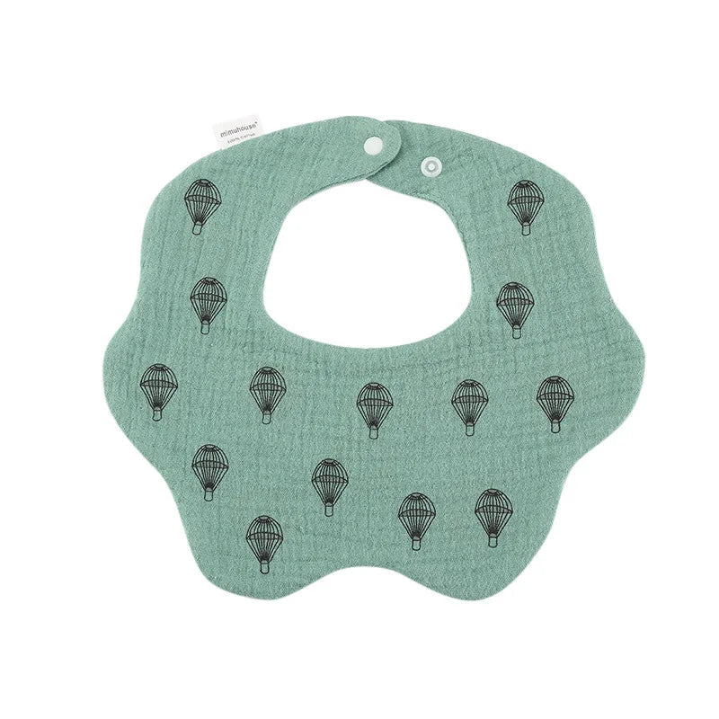 Waterproof Feeding Accessories Cute Print Newborn Burp - BeeBeeBuys
