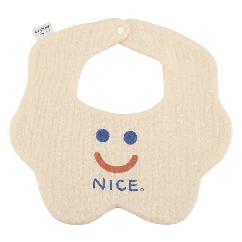 Waterproof Feeding Accessories Cute Print Newborn Burp - BeeBeeBuys
