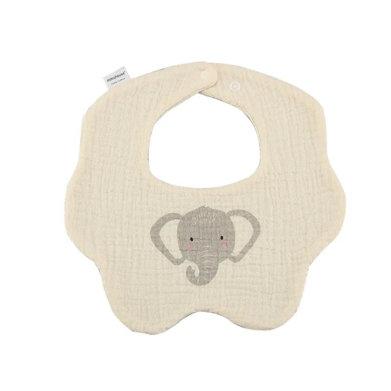 Waterproof Feeding Accessories Cute Print Newborn Burp - BeeBeeBuys
