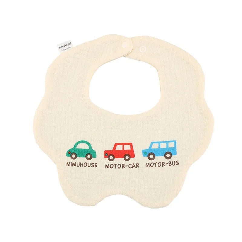 Waterproof Feeding Accessories Cute Print Newborn Burp - BeeBeeBuys