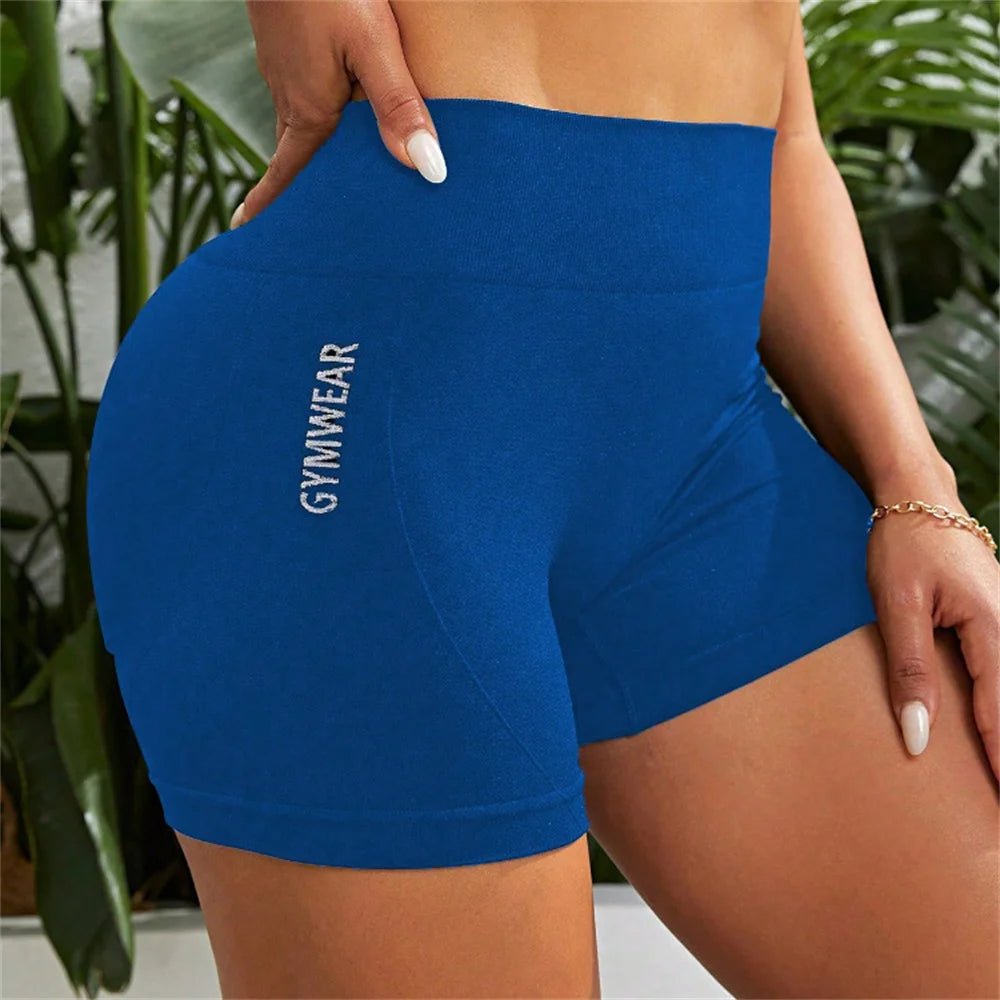 Women High Waist Butt Lift Sports Short Pants High Stretch - BeeBeeBuys