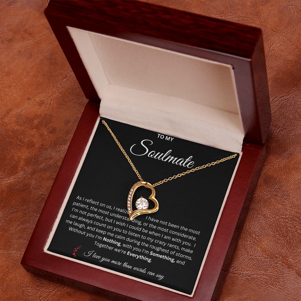 Soulmate - Together we're Everything - love necklace
