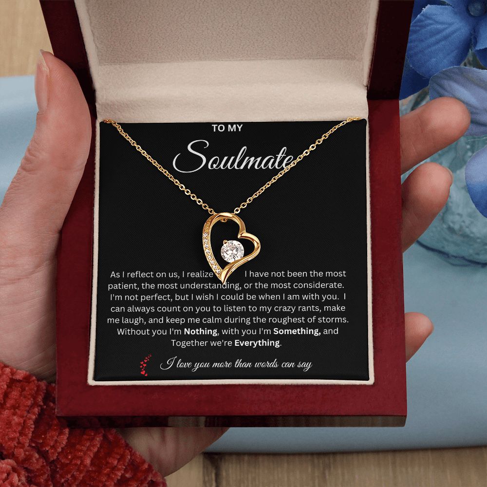 Soulmate - Together we're Everything - love necklace