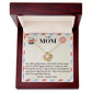 Mom - Even When I  am Far away - Son.  - Love Knot Necklace
