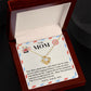 Mom - Even When I  am Far away - Son.  - Love Knot Necklace