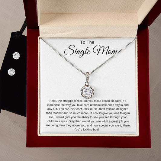 The Single Mom - Your Kicking Butt - Eternal Hope Necklace