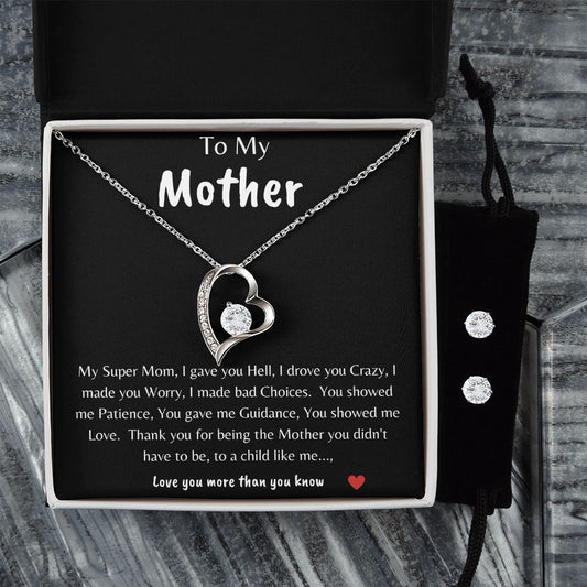 To My Mom - A Child Like Me - Forever Love Necklace