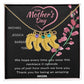 T - EVERY TIME YOU WEAR THIS BABY FEET NECKLACE- CUSTOMIZE