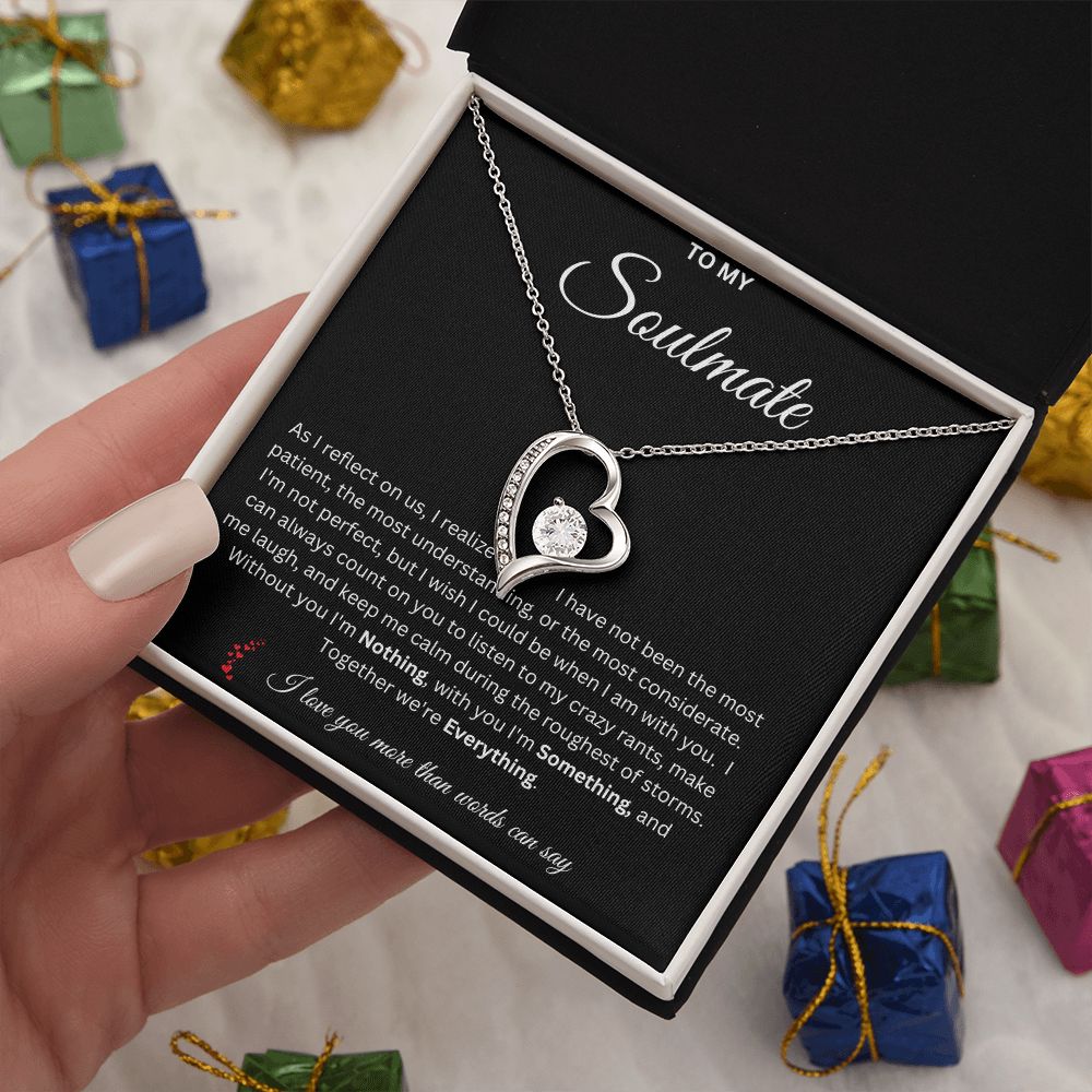 Soulmate - Together we're Everything - love necklace