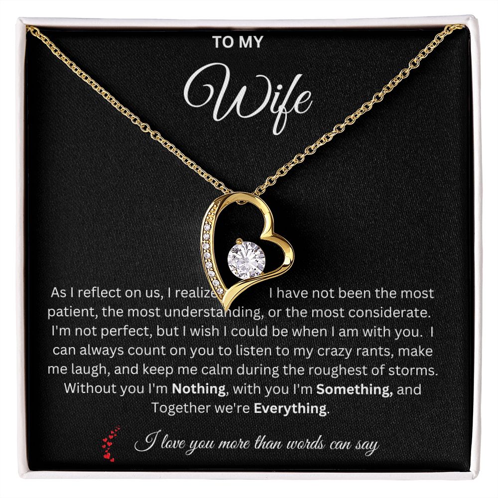 Wife - Together We're Everything Love Necklace