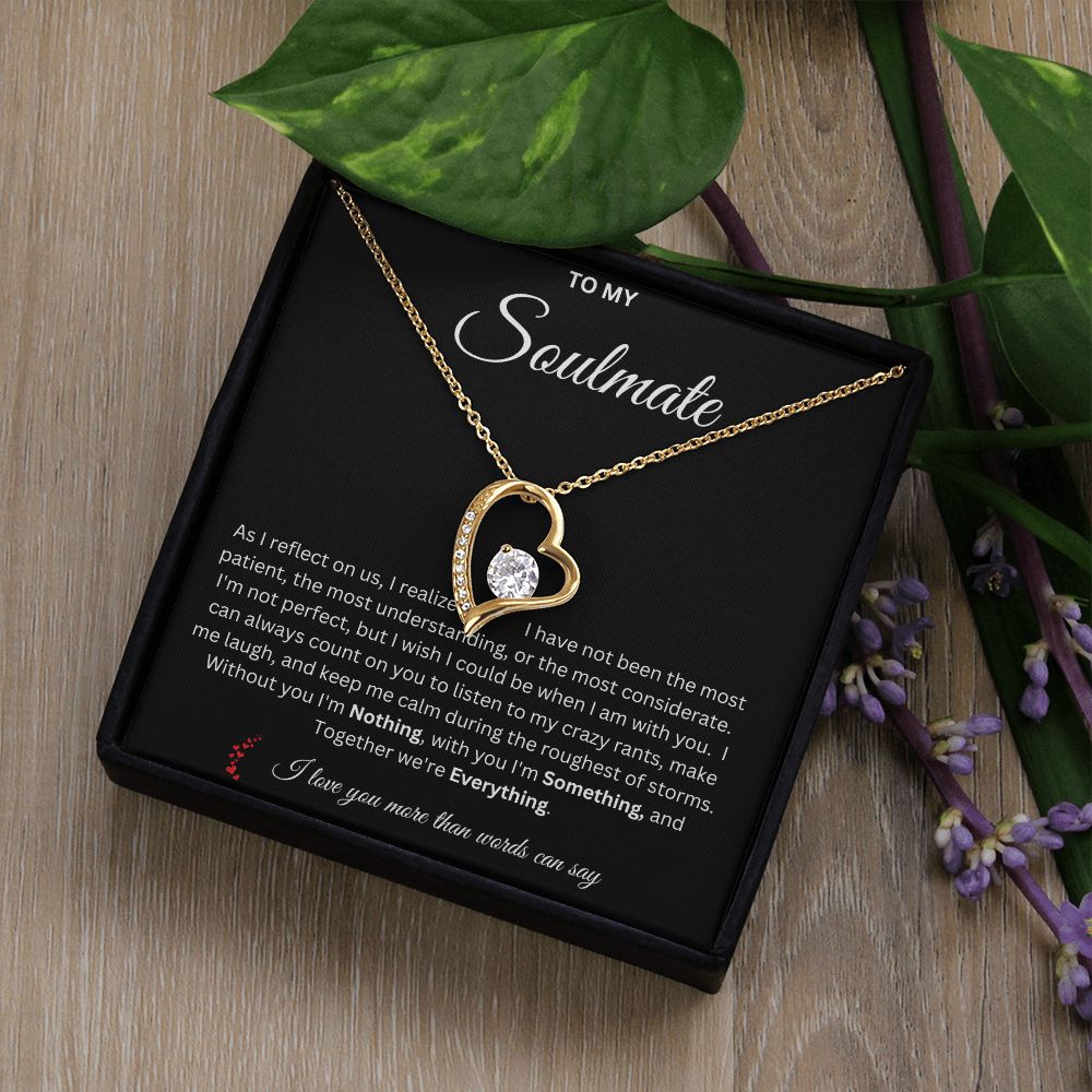 Soulmate - Together we're Everything - love necklace
