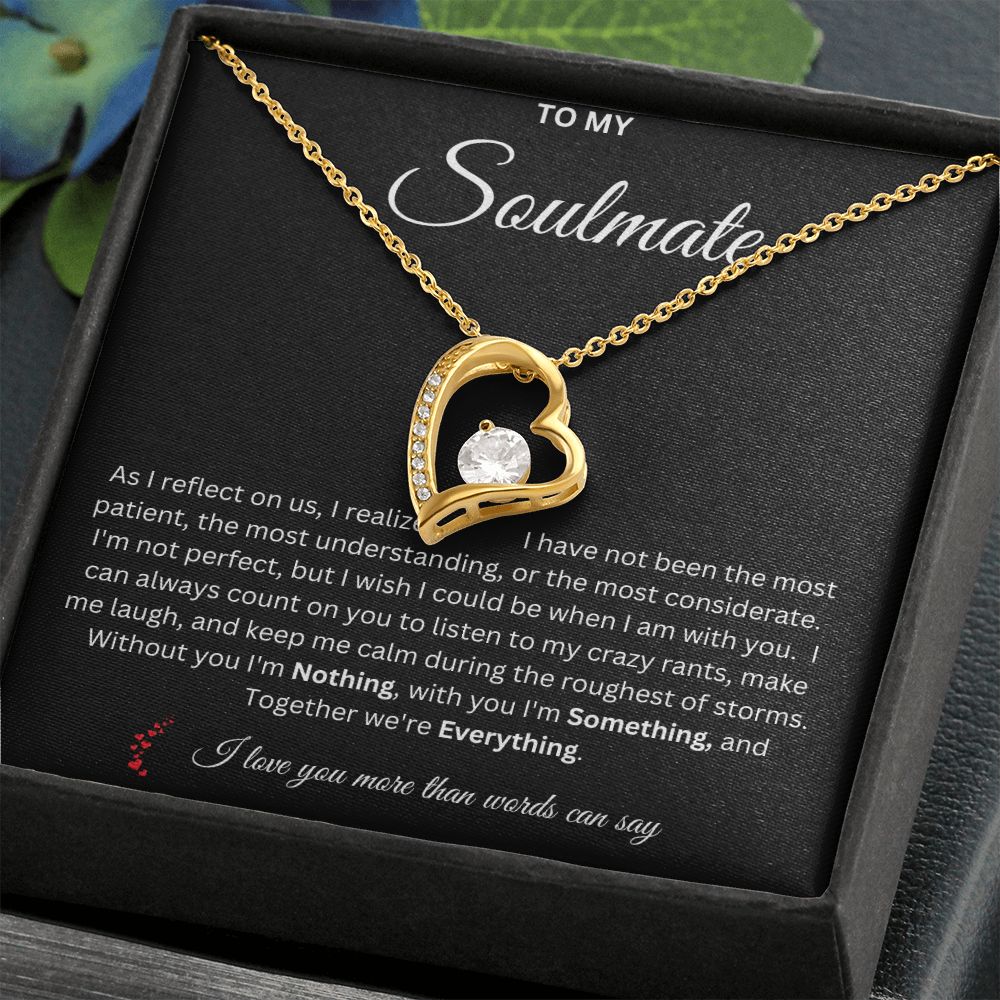 Soulmate - Together we're Everything - love necklace